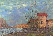 Alfred Sisley Der Loing bei Moret oil painting on canvas
